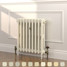 CI-RK660-CRM-TH - Rook Cream 2 Column Victorian Cast Iron Radiator H660mm x W279mm CI-RK660-CRM-TH - Rook Cream 2 Column Victorian Cast Iron Radiator H660mm x W279mm
